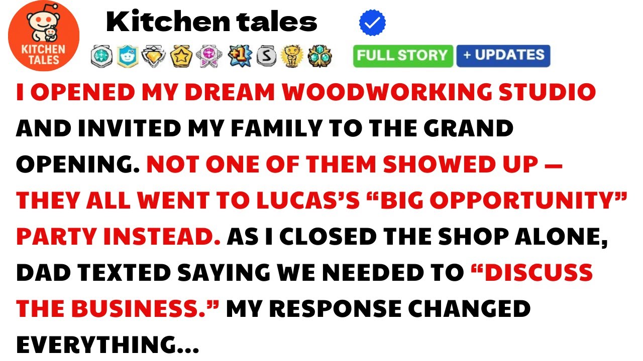I Opened My Dream Woodworking Studio And Invited My Family—But They Never Showed Up…