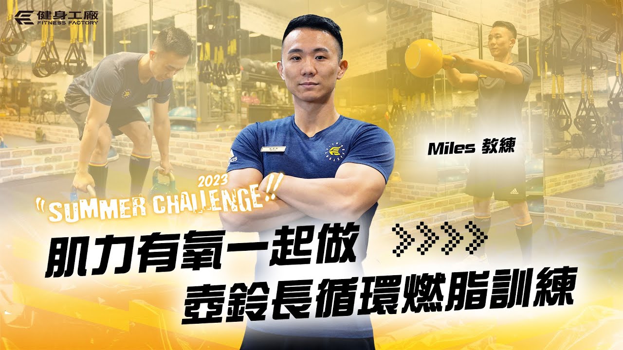 壺鈴長循環燃脂訓練 肌力有氧一起練