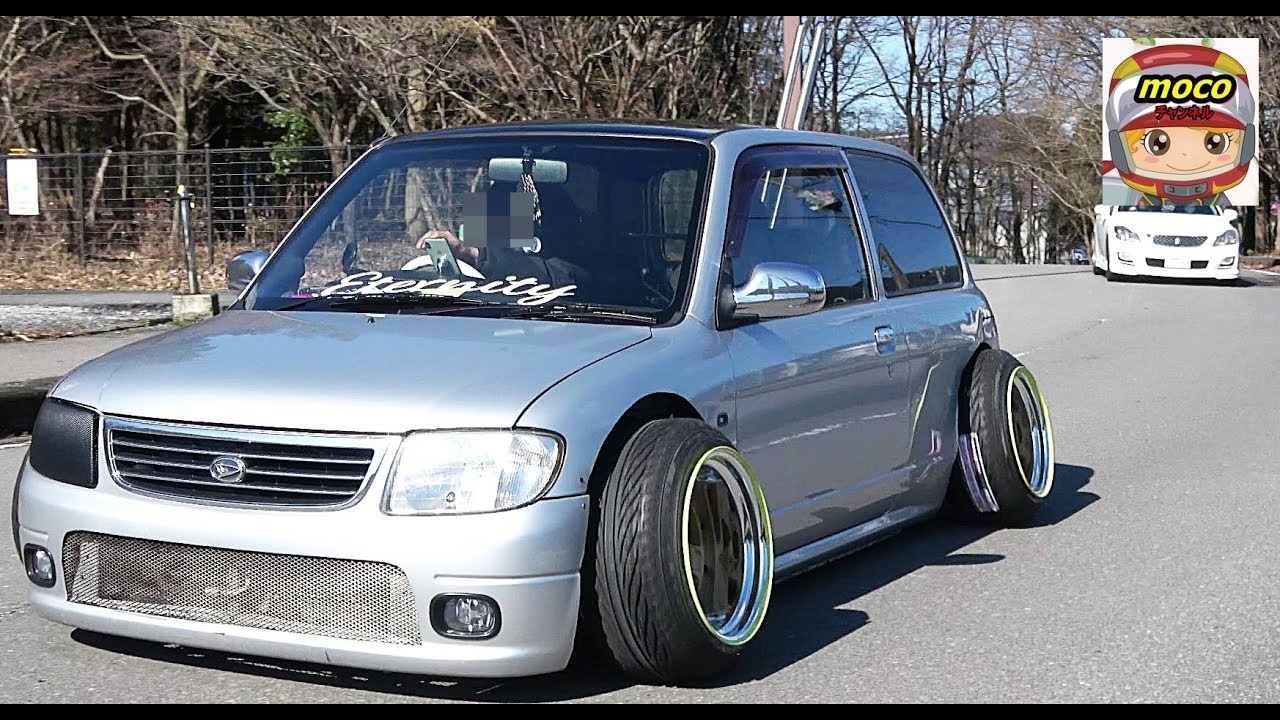 🌈 【搬入】凄い‼竹ヤリ↗↗ダイハツミラ 栃イベ　Stylish Wagon杯 2020