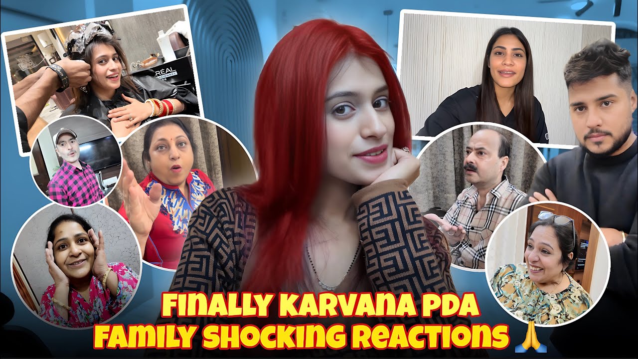 Finally Karvana pda ... Family Shocking Reactions 😱😱