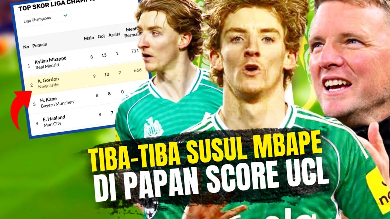 Kalian pasti gak sadar! Pemain ini buat rekor UCL saingi MBAPE dan lewati halland di top Score 