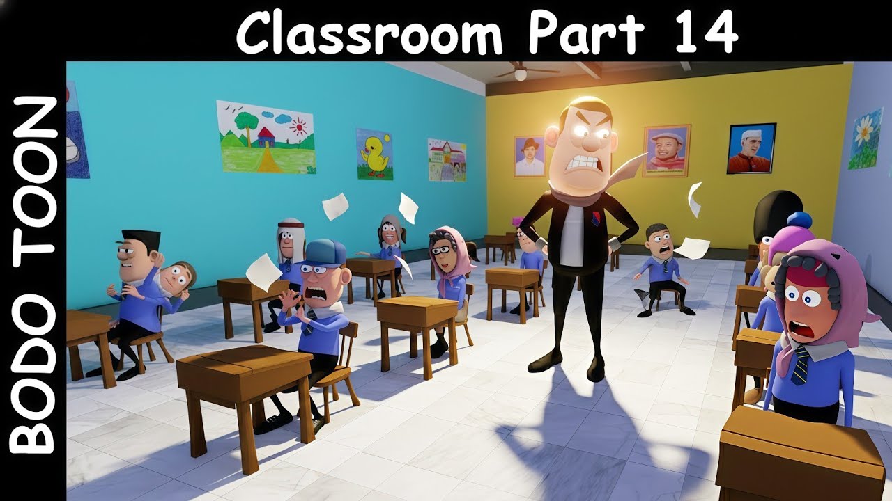 New Classroom Part14 || NEW TEACHER IS A 