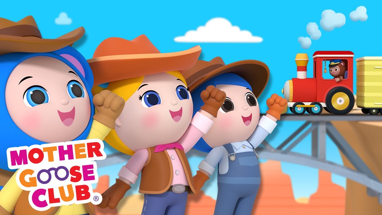 I've Been Working on the Railroad | Mother Goose Club Cartoons #NurseryRhymes