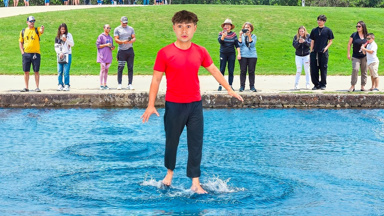 Chození po Vodě Prank!