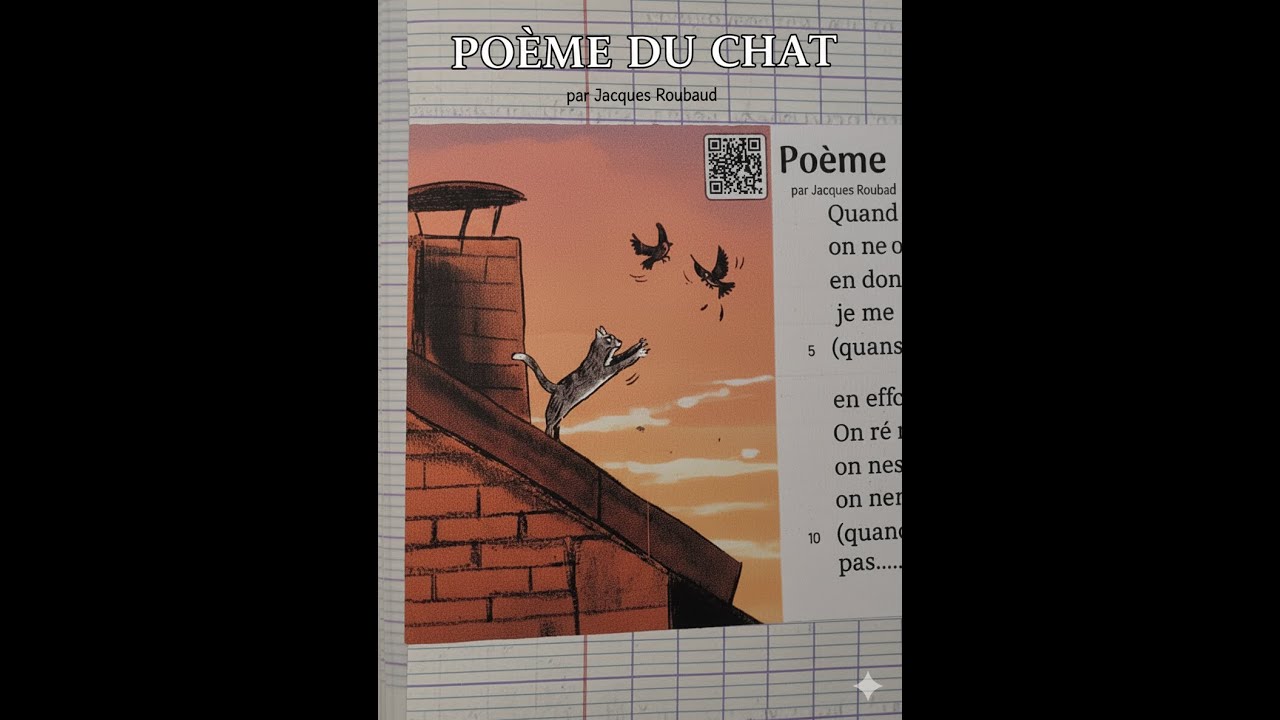 Poeme du Chat par Jacques Roubaud - Amjnan