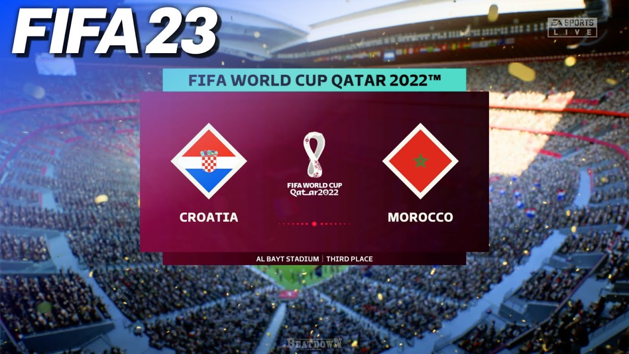 FIFA 23 - Croatia vs. Morocco | 2022 FIFA World Cup - Third Place Play-Off