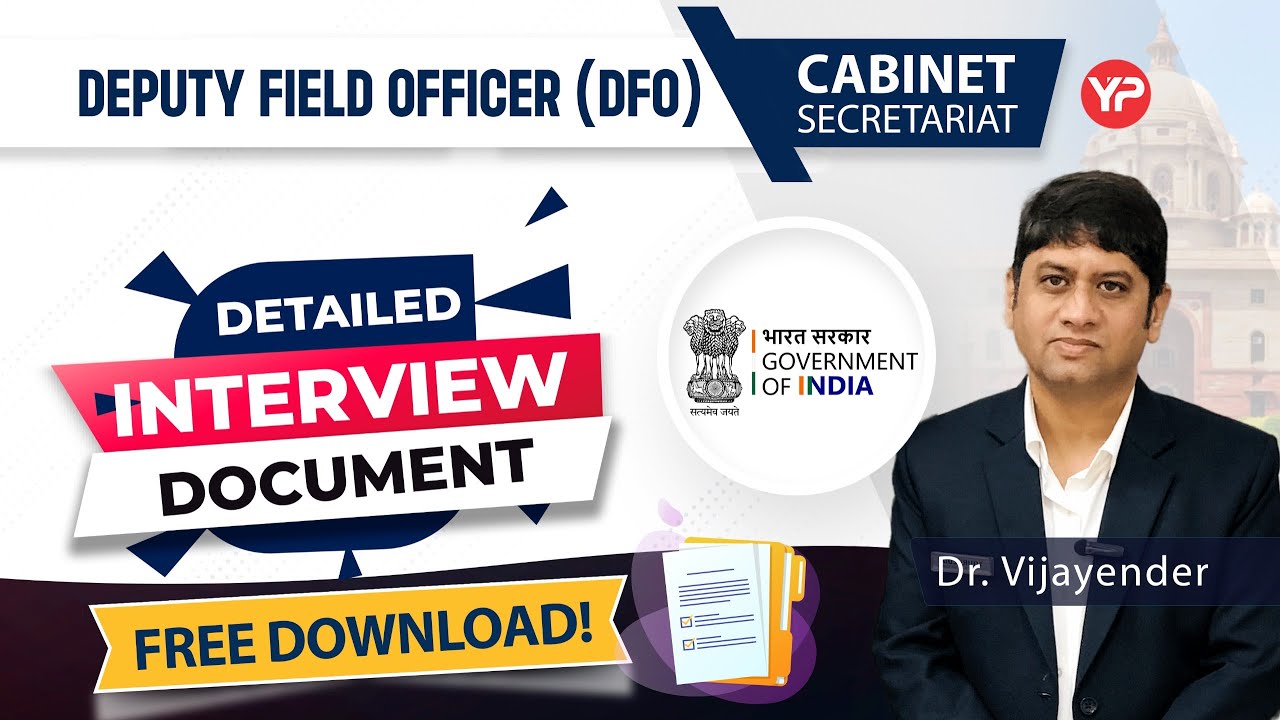Detailed Interview Document for DFO Cabinet Secretariat Interview | Start Interview preparation