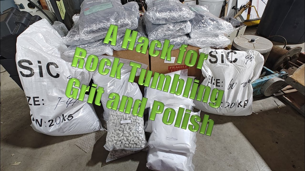 A Hack for Rock Tumbling Grit and Polish