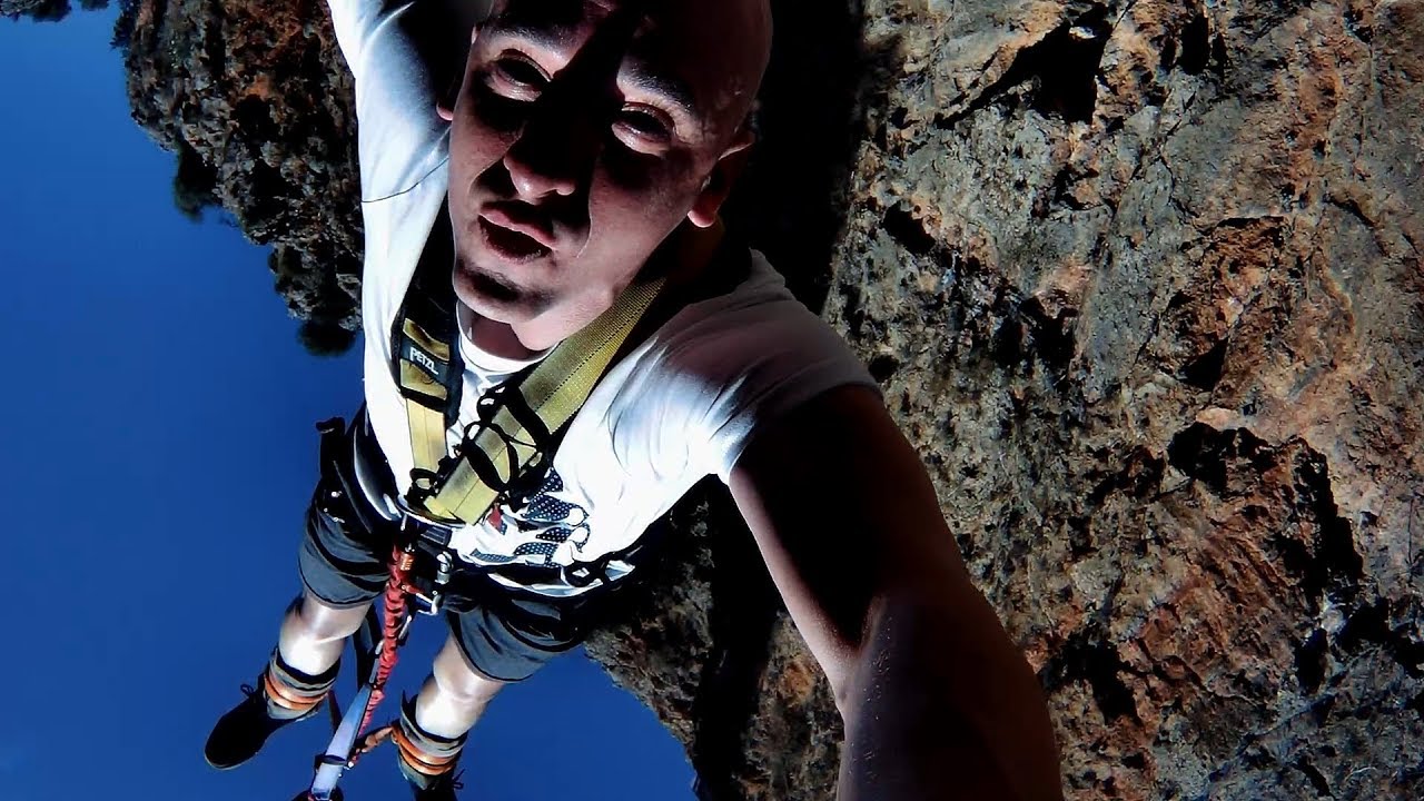 Bungee jump from Aradena bridge 138 meters high - Crete Island Greece with Liquid Bungy Team