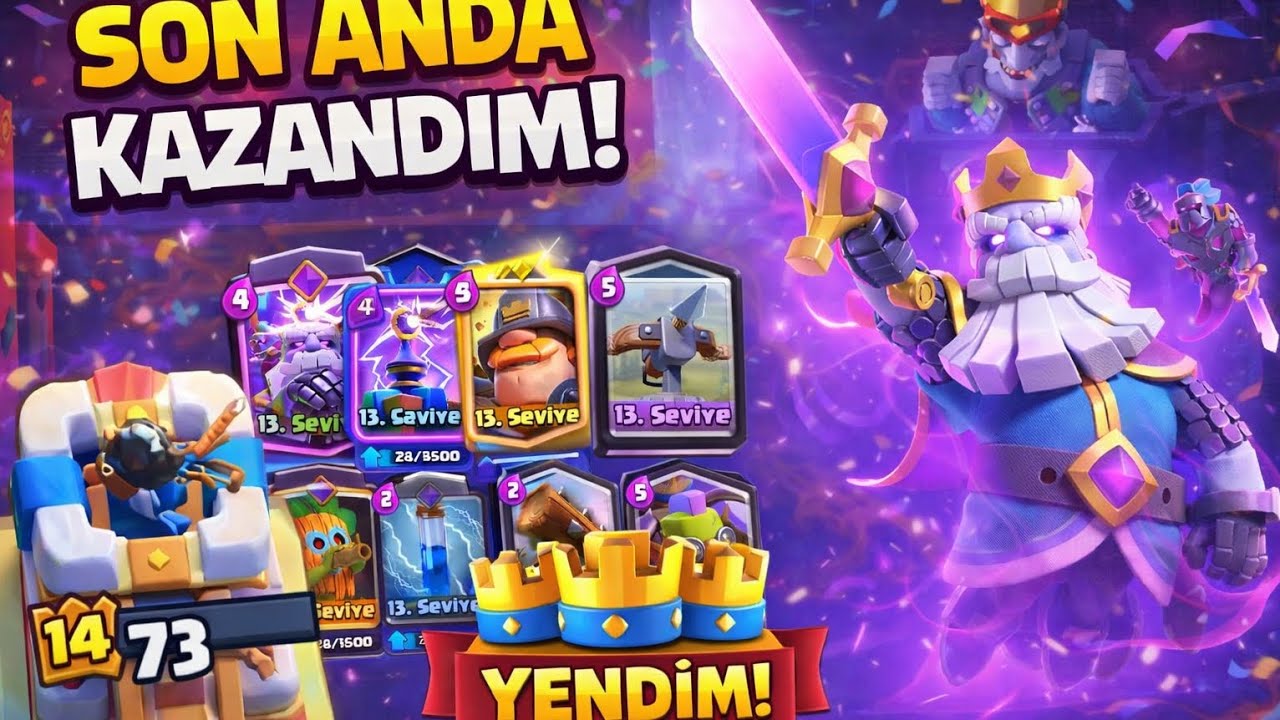 SON ANDA YENDİM! | Clash Royale 