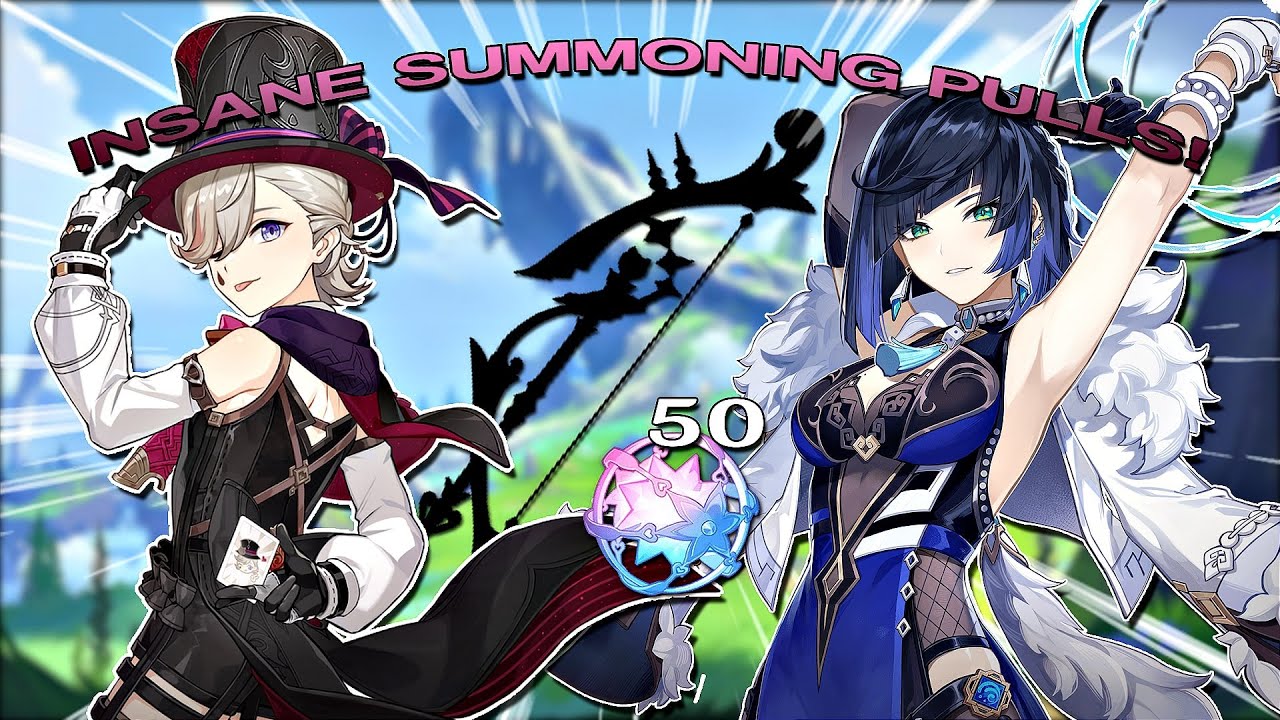 INSANE SUMMONING PULLS ON LYNEY AND YELAN'S BANNER!! | Genshin Impact
