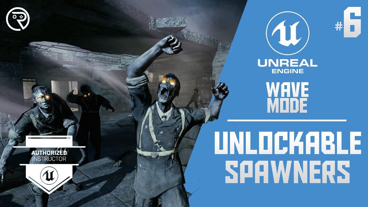 Unreal Engine 5 Tutorial -  Wave Mode Part 6: Unlockable Spawners