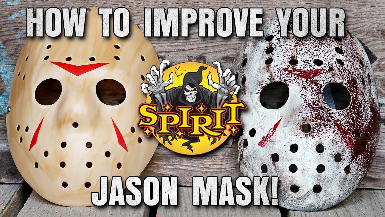 How to Improve Your $15 Spirit Halloween Jason Mask - Friday the 13th DIY