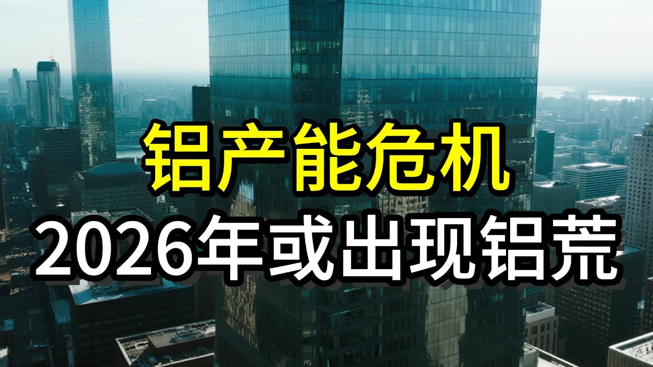 摩根史丹利：铝产能危机，2026年或出现铝荒丨铝丨铜丨白银丨黄金丨有色金属丨财经