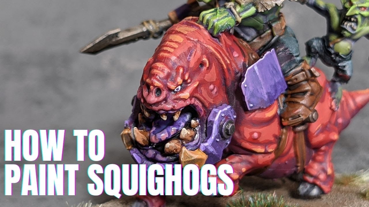 How to paint BEAST SNAGGA SQUIGHOGS!!