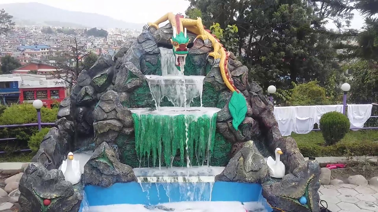 Water fall dragon