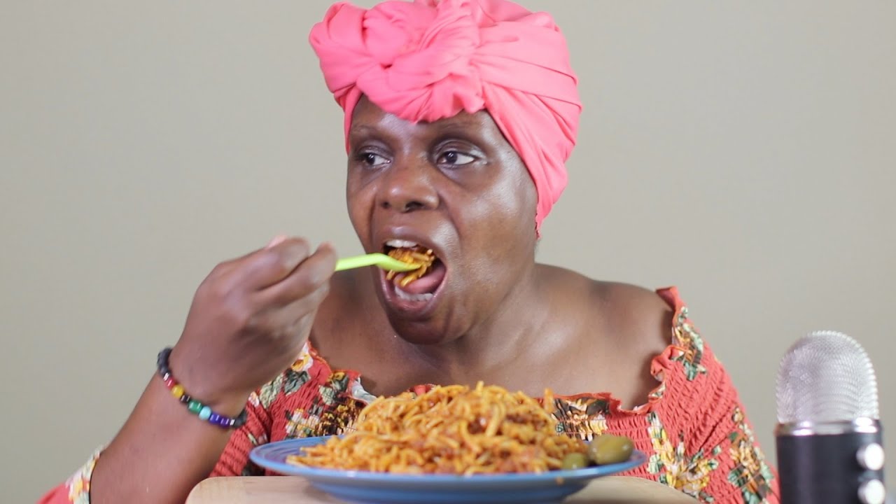 Comfort Spaghetti ASMR Eating-Sounds