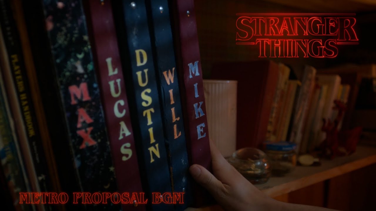 THE METRO PROPOSAL FT STRANGER THINGS