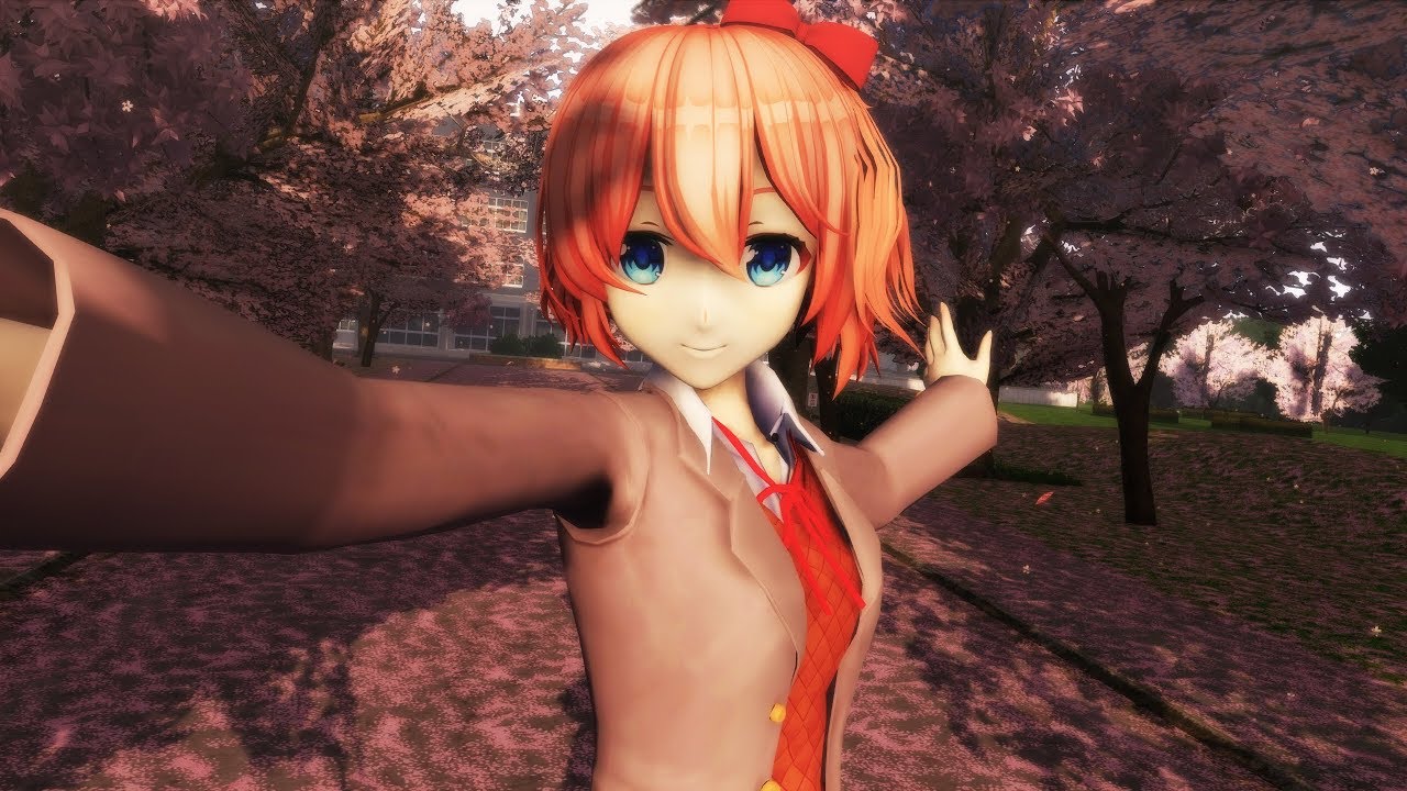 【MMD DDLC】Melt『Sayori』