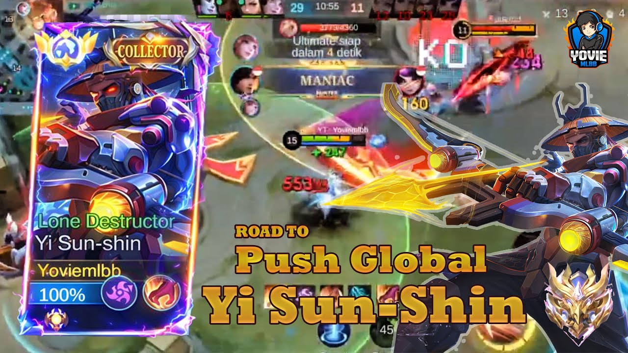 Perjalanan Push Global Yi Sun Sin Yoviemlbb Season 39