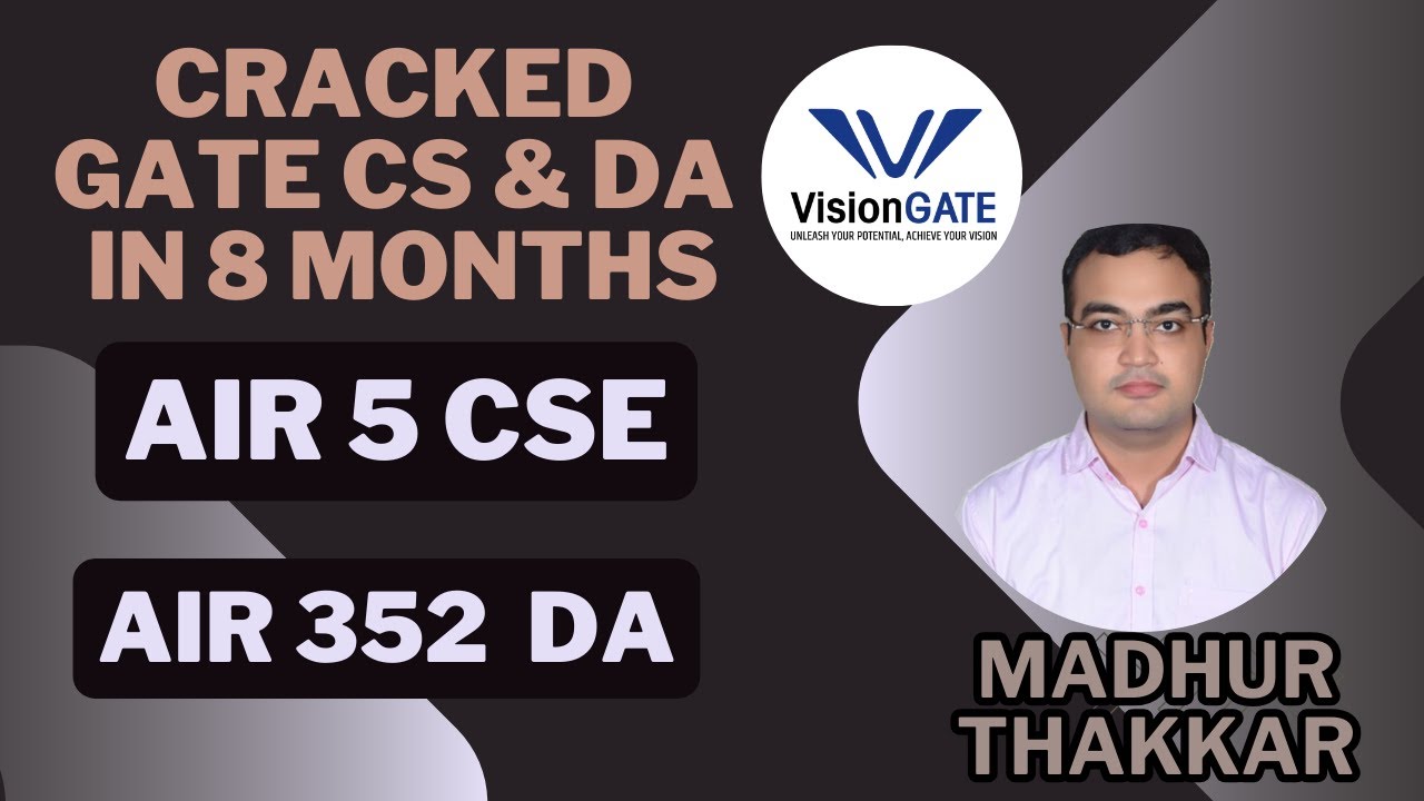 I Left My Job, Risked Everything &ndash; GATE CSE AIR 5 in&nbsp;7&nbsp;Months! |GATE CS 2025 Topper |