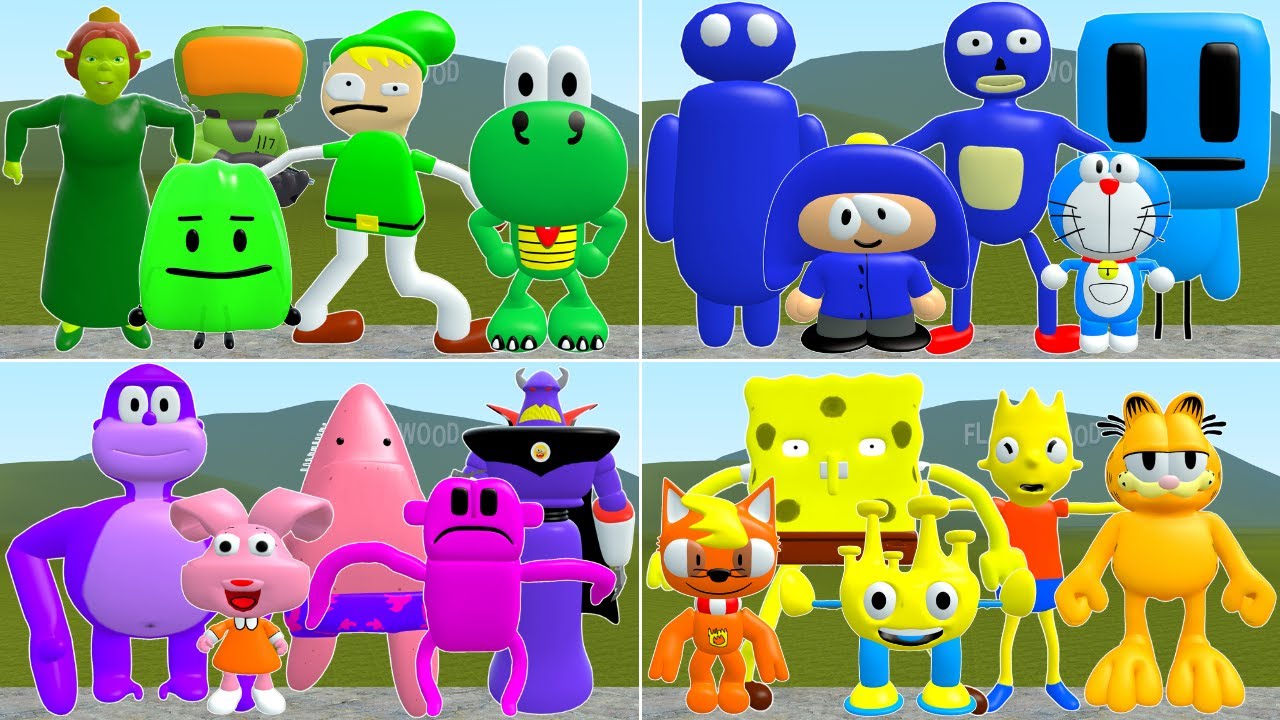Which Color Family 3D Memes Nextbot Is Strongest In Garry's Mod?