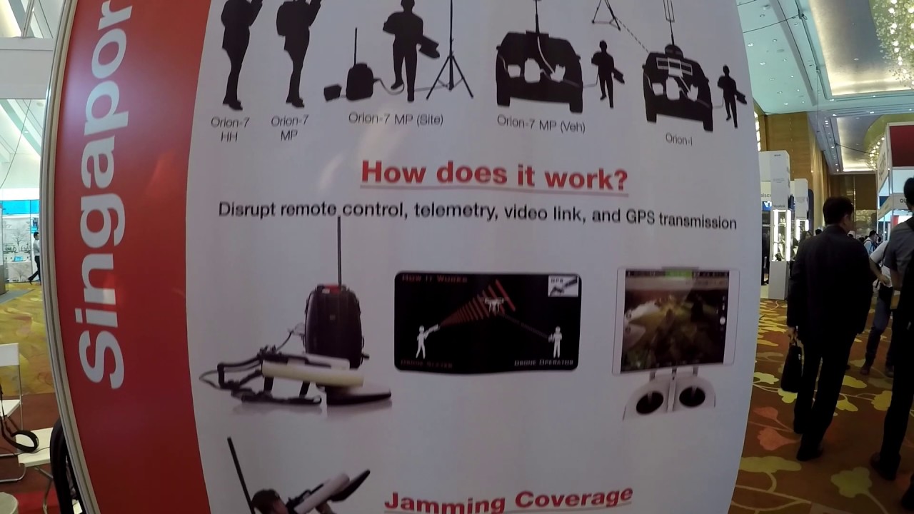 Orion Anti Drone System at CommunicAsia 2017