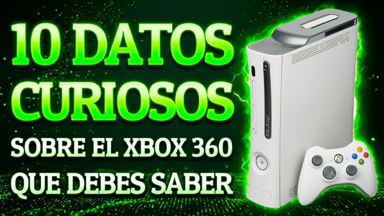 10 DATOS CURIOSOS sobre EL XBOX 360 que DEBES SABER 🔥