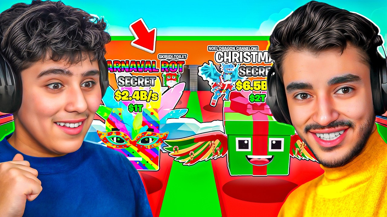 #15 ماب السرقة فتحنا انا واخي احمد اكثر من 100 لكي روت سيكرت😳(انصدمت من حظ احمد)!🔥😍 steal a brainrot