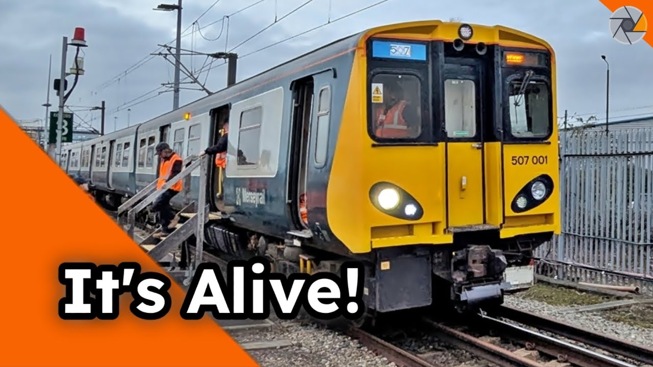 Class 507 001 Derby Test Track Trials 