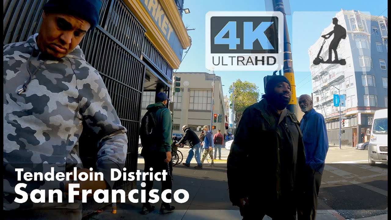 San Francisco 🇺🇸 | Tenderloin District | 2022 | 4K UHD Electric Scooter Tour