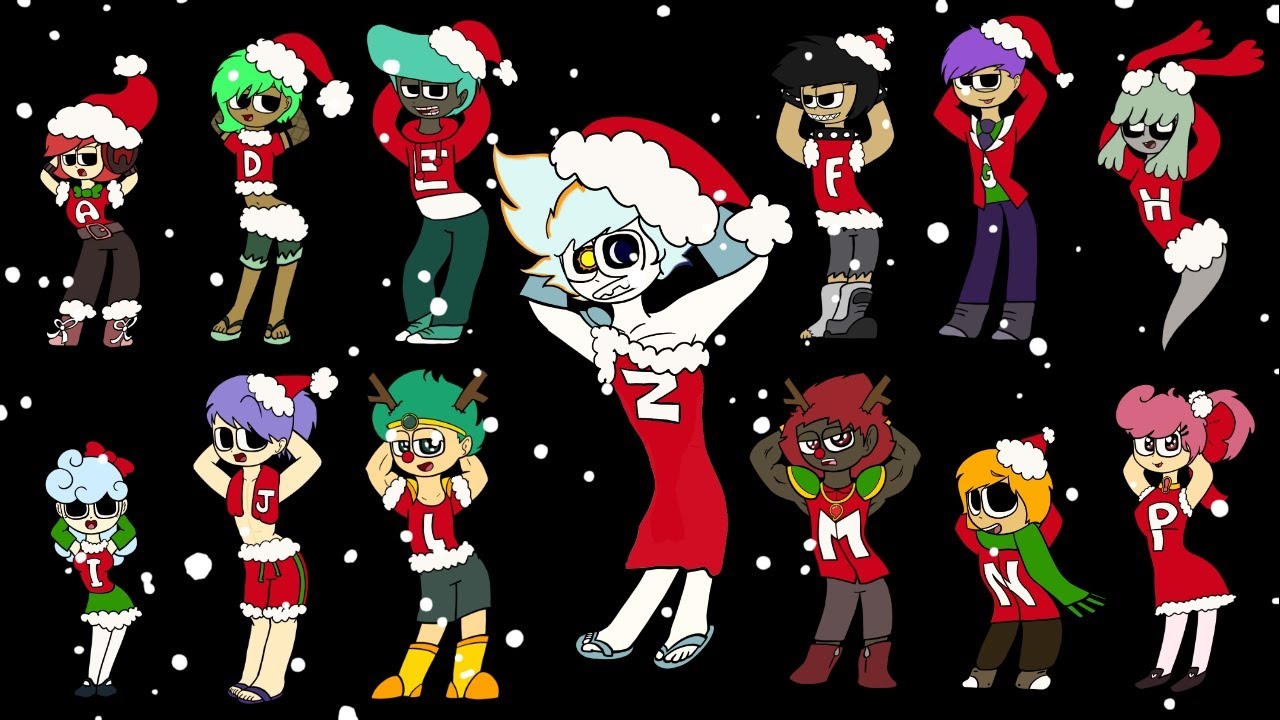 Zero Two Dodging Meme /Alphabet Lore Christmas version /Alphabet Lore Animation Complete Edition