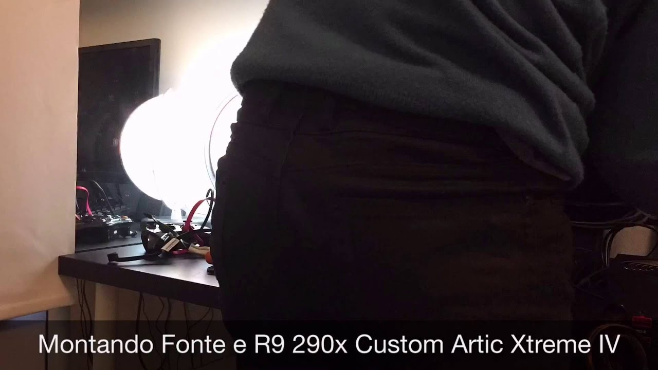 Instalando nova fonte sharkoon 700w e R9 290x custom &Aacute;rtic Xtreme IV