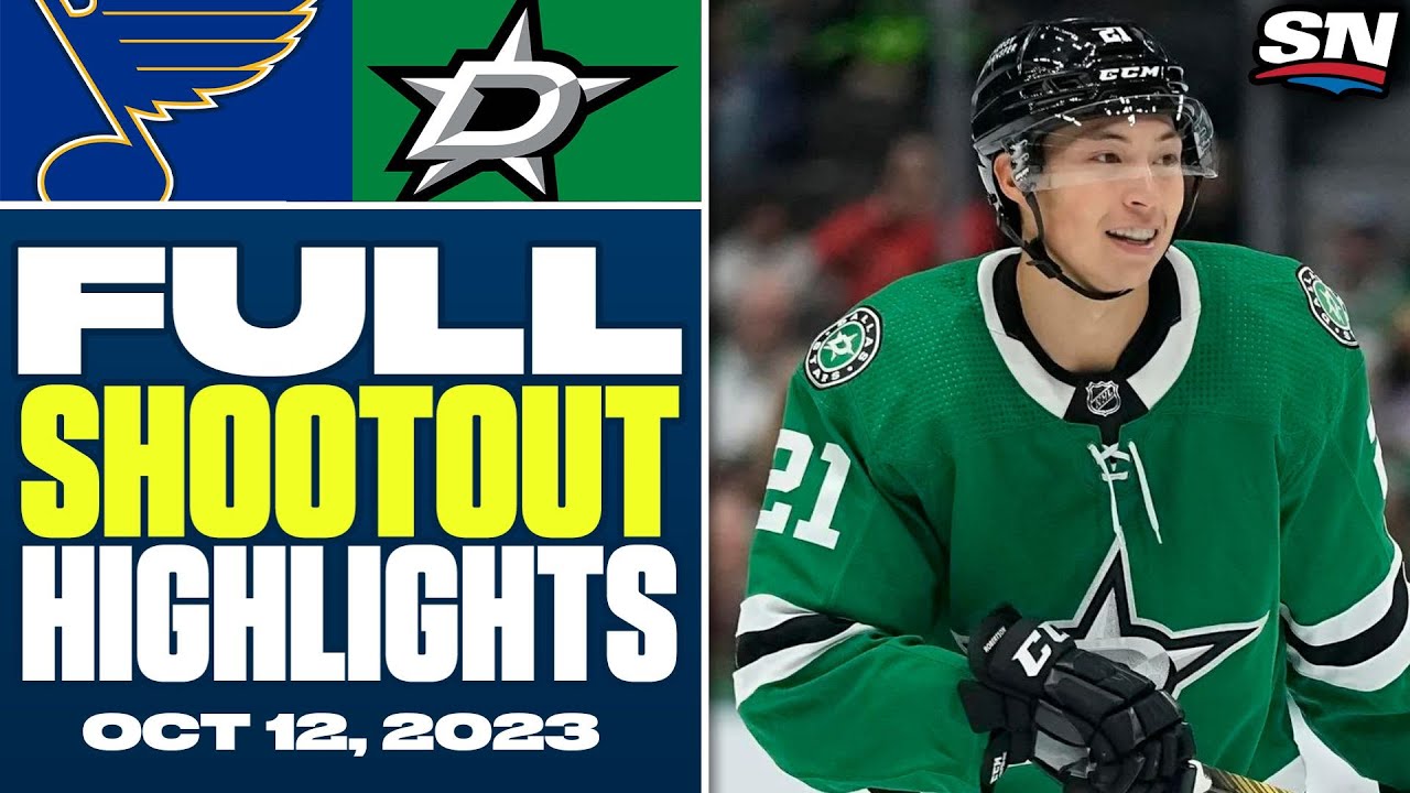 St. Louis Blues at Dallas Stars | FULL Shootout Highlights