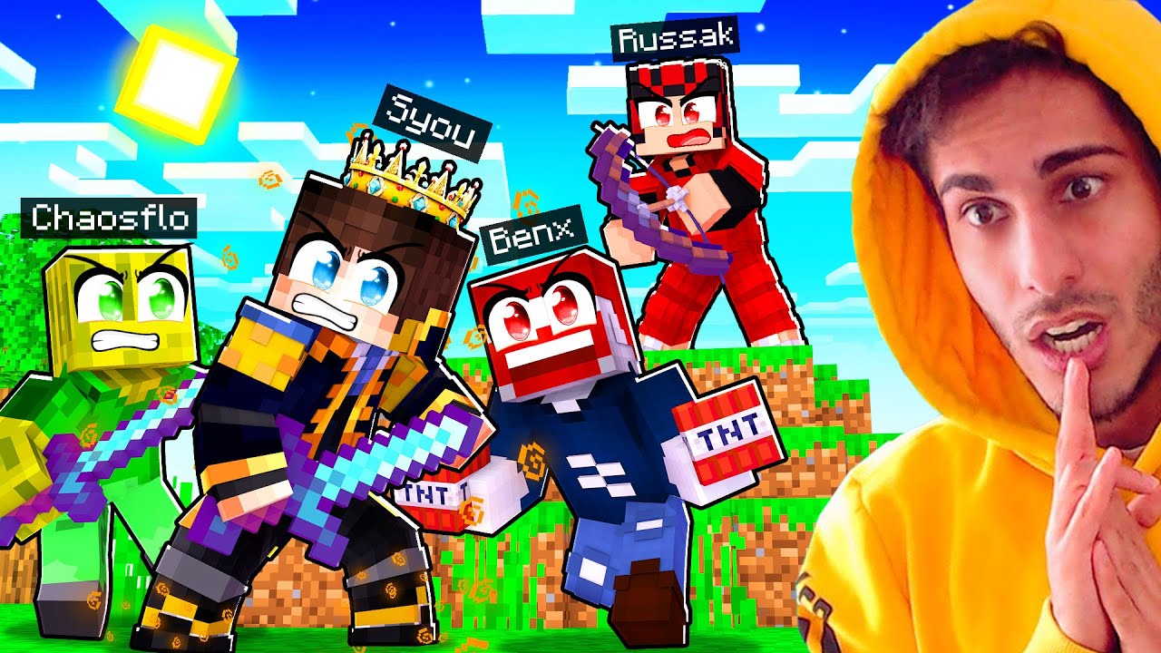 SYou GEGEN ChaosFlo, Benx und Russik (1 VS. 3 in Minecraft Helden) Folge 7