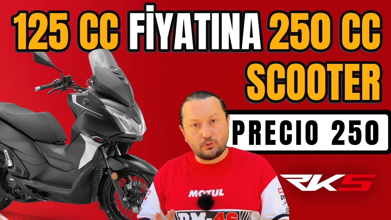 125 CC Fiyatına 250 CC Scooter | RKS Precio 250 İnceleme
