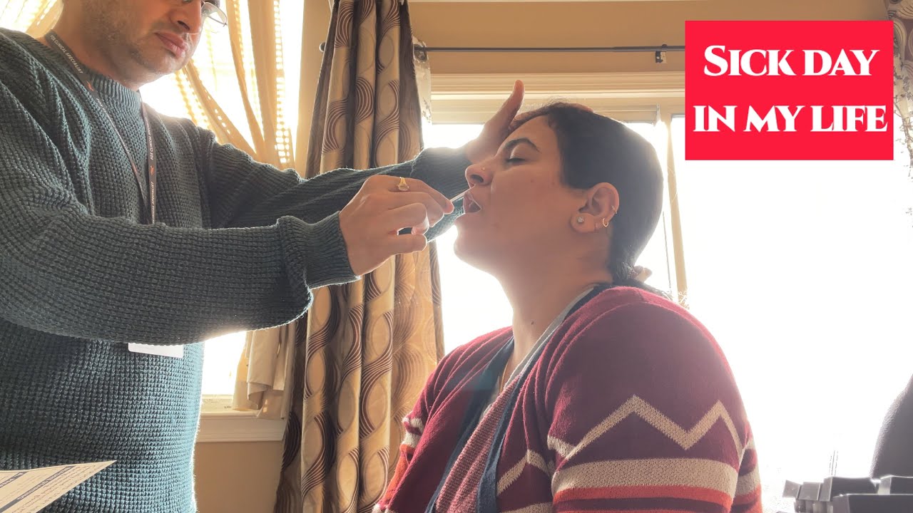 Feeling sick Vlog COLD COUGH BODY ACHES ~ Indian vlogger in USA 2022