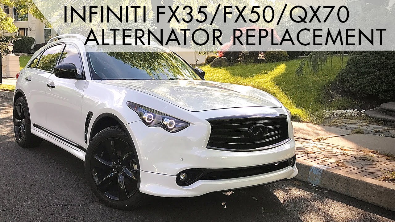 HOW TO REPLACE ALTERNATOR/BELTS (INFINITI FX35/FX50/QX70)