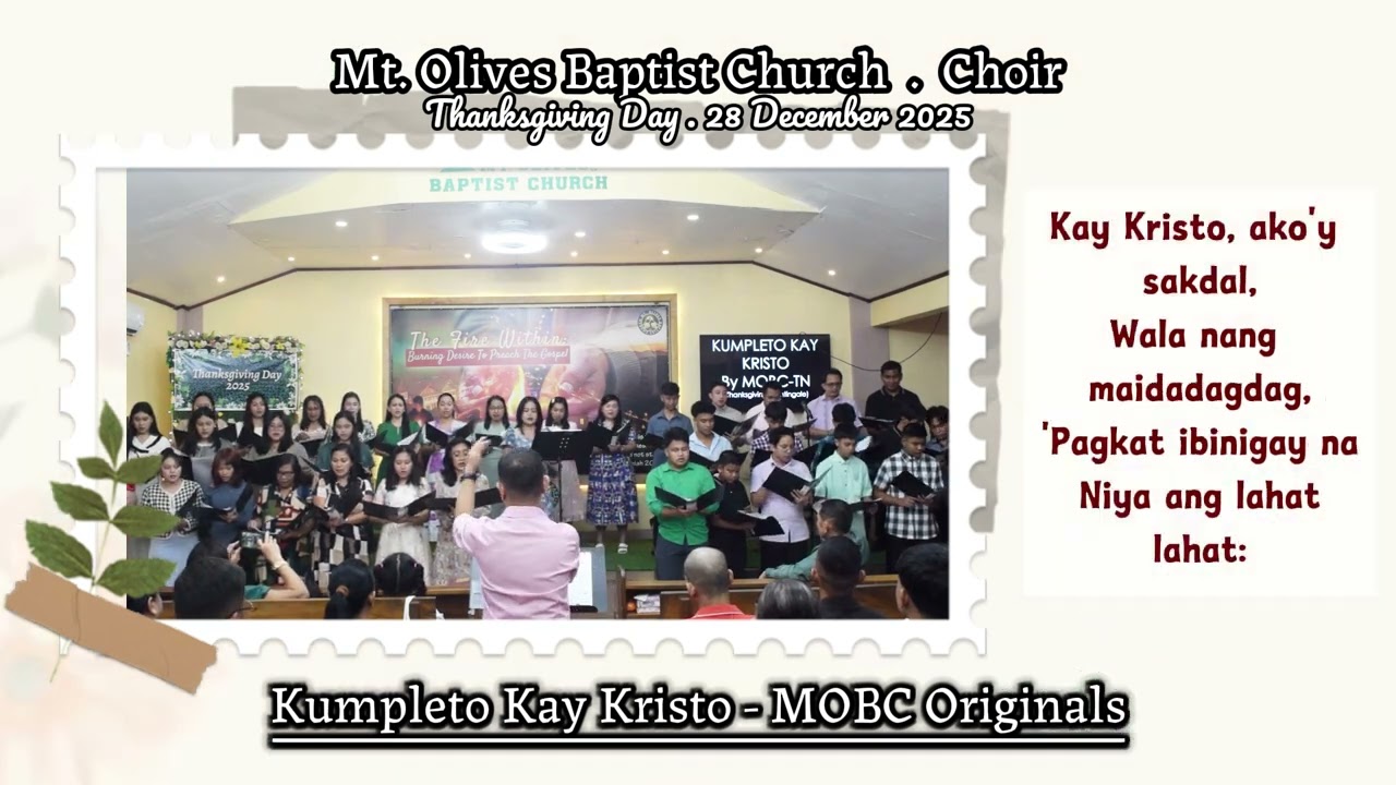 Kumpleto Kay Kristo TG2025 | MOBC Choir | MOBC Originals