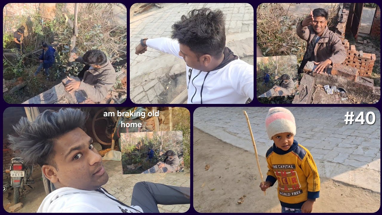 Verry Diprass day With fun | Mini Friends play Cricket in Village | #Abhi vlogs 40