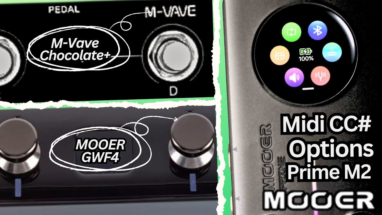 M-Vave Chocolate and Mooer GWF4 Controllers Expand the Power of the @MooerAudioOfficial Prime M2