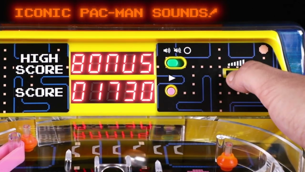 Pac-Man Arcade Pro Pinball (PM2201) — MarketingVideo (30 сек., на английском языке)