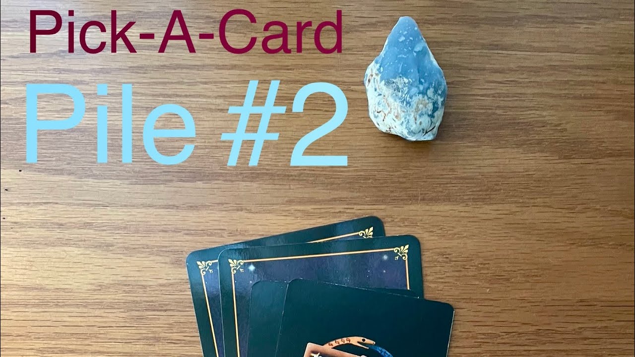 Pick-A-Card // Pile #2 The Alchemy For Your Highest Timeline (Raw Angelite)