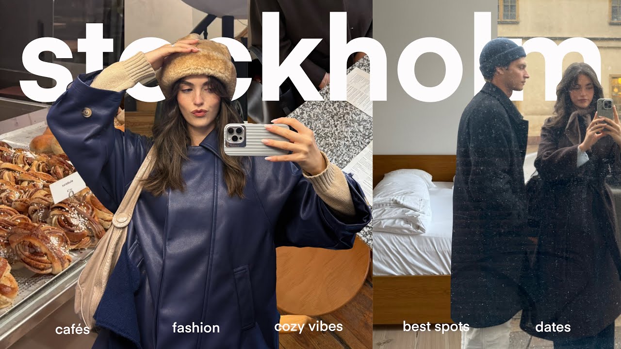 STOCKHOLM VLOG🇸🇪🤍mit meinem Freund, Caf&eacute;s, ganz viele Kanelbullar & Freunde treffen 