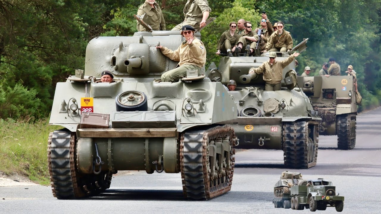 Huge WW2 convoy arrives at the Tank Museum! Armour & Embarkation 2024