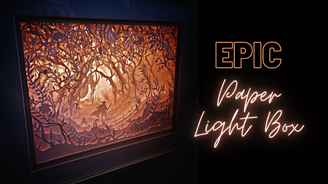Paper-Cut Light box : How to make an EPIC light with only paper