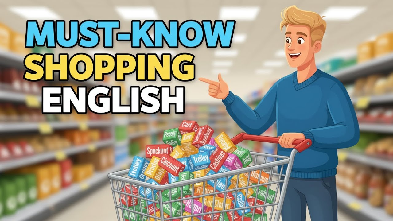 English at the Grocery Store: Complete Beginner Guide (Vocabulary & Phrases)