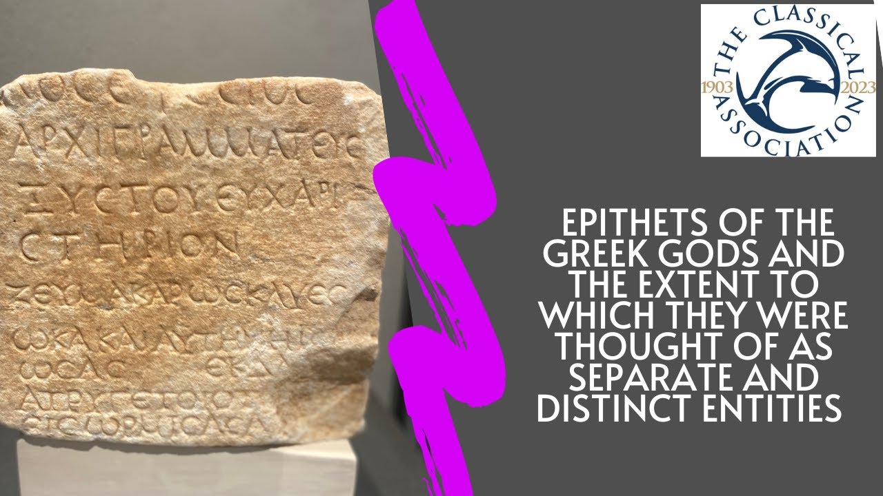 The Epithets of the Gods and How Far They Were Treated as Separate Entities
