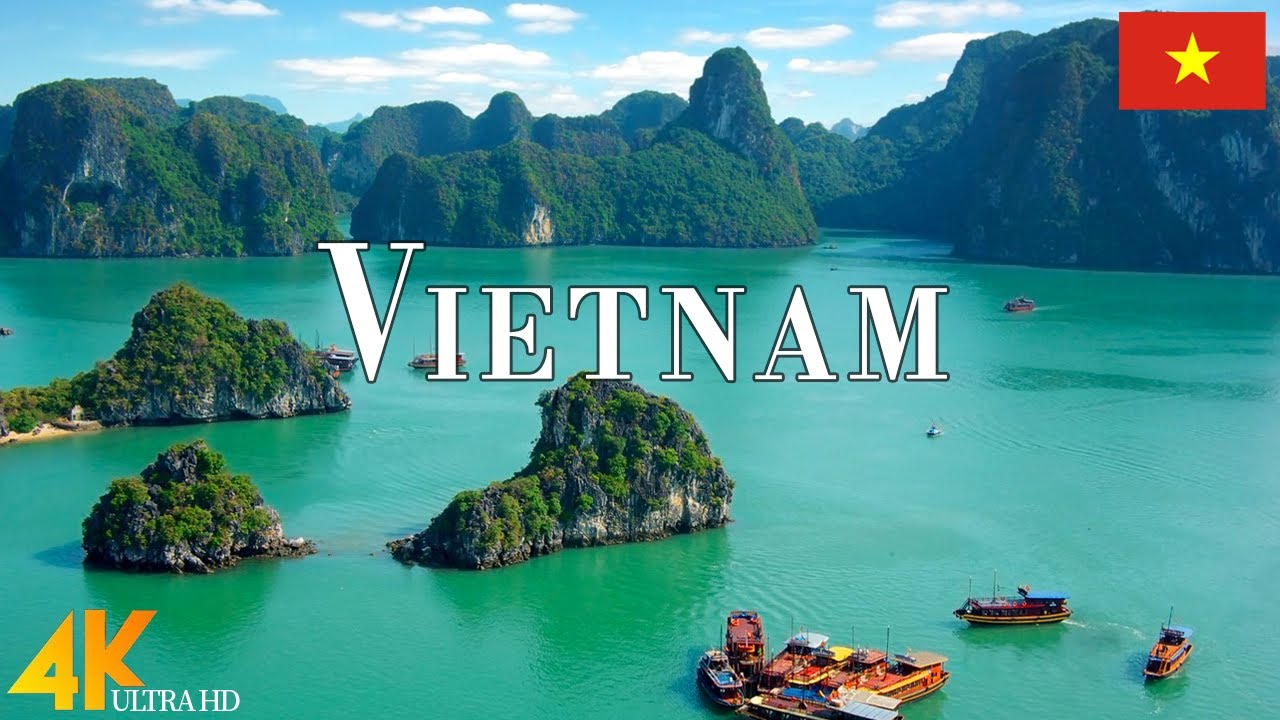 Vietnam 4K Ultra HD • Stunning Footage Vietnam, Scenic Relaxation Film with Calming Music.