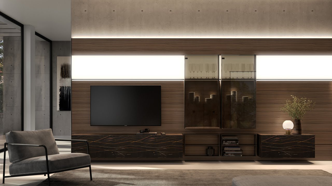 HI LINE | Illuminated horizontal boiserie system - Installation guide
